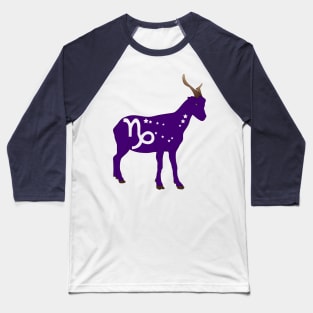 Capricorn 1 (Royal Purple) Baseball T-Shirt